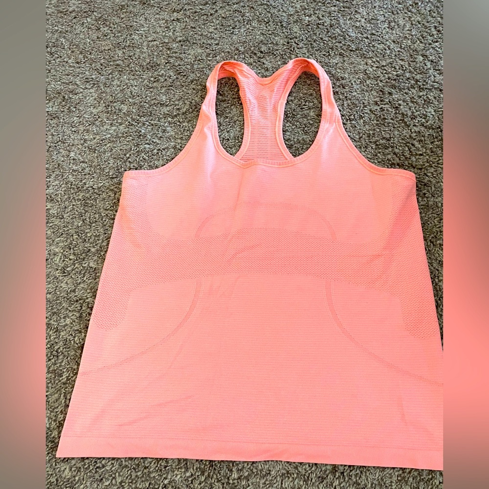 Coral workout tank